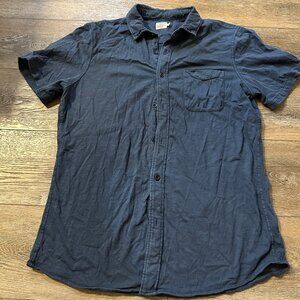 Faherty Short Sleeve Button Down - Large